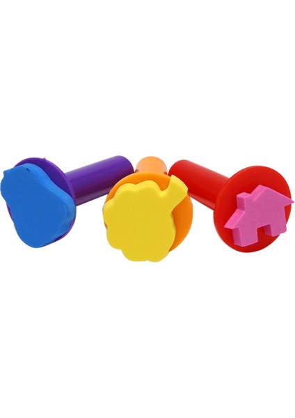 Erken Öğrenme Mini Çiçek Sünger Boyama Fırçaları Craft Fırçalar Çocuklar Için Set Fba Tarafından Nakliye (Yurt Dışından)