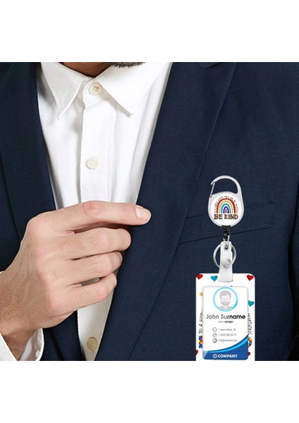 Kordon ve Geri Çekilebilir Makara Klipsi ile Kımlık Tutucu, Çiçek Deseni Retro Çiçek Kartı Isim Etiketi Kordon Koruyucu Klipler D (Yurt Dışından) indirimleri