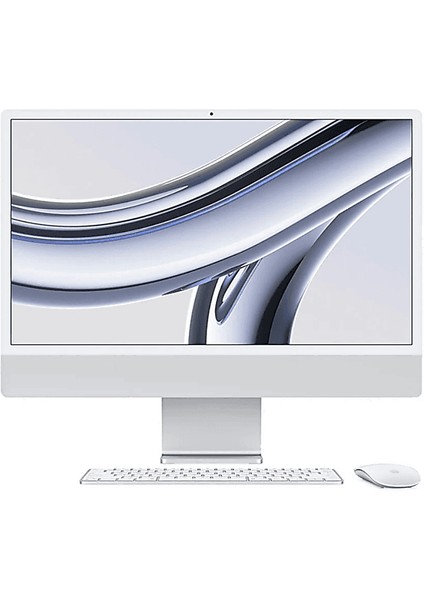 iMac 24 Inc 4.5k M3 8cpu 10GPU 16GB 256GB Gümüş MQRJ3TU/A