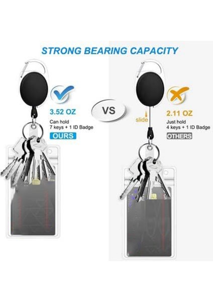 40 Adet Geri Çekilebilir Yaka Kartı Makarası Kemer Klipsi ve Anahtarlık, Doktorlar Hemşire Ofis Çalışanları Için Ağır Rozet Tutucu (Yurt Dışından) fırsatları