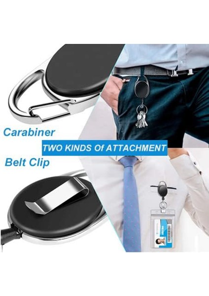 40 Adet Geri Çekilebilir Yaka Kartı Makarası Kemer Klipsi ve Anahtarlık, Doktorlar Hemşire Ofis Çalışanları Için Ağır Rozet Tutucu (Yurt Dışından) indirimleri