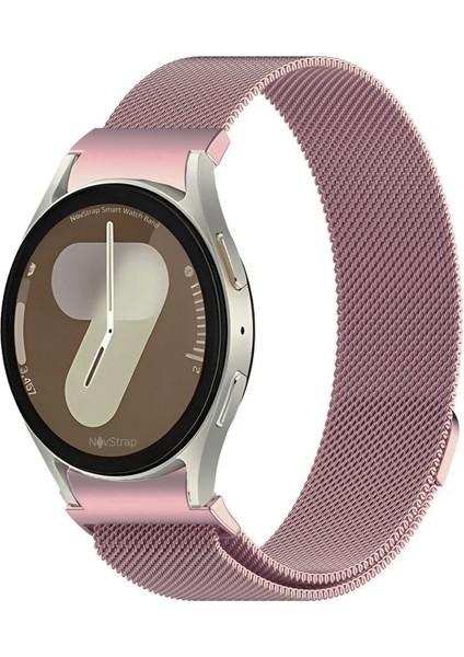 Samsung Galaxy Watch 7 Fe 6 5 4 40-42-43-44-45-46-47 mm ile Uyumlu Kordon Tam Uyumlu Pimli Metal Hasır Çelik Kayış