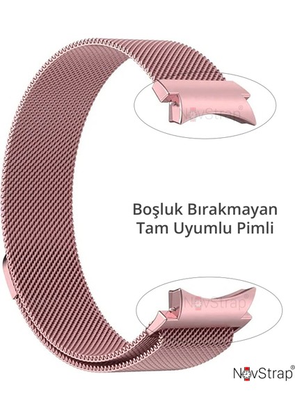 Samsung Galaxy Watch 7 Fe 6 5 4 40-42-43-44-45-46-47 mm ile Uyumlu Kordon Tam Uyumlu Pimli Metal Hasır Çelik Kayış modelleri