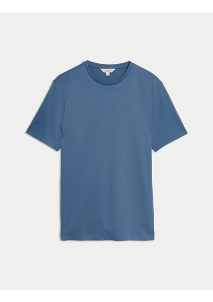 Marks & Spencer Yumuşak Dokulu Kısa Kollu T-Shirt