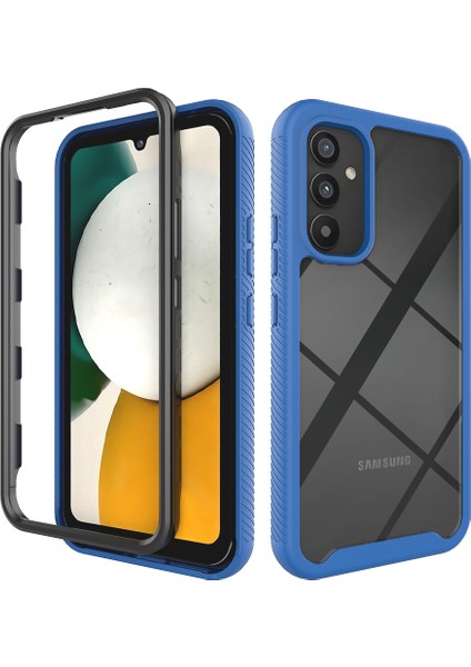 Samsung Galaxy A34 5g Için Hibrit Bumper Tam Koruma Telefon Kılıfı - Lacivert (Yurt Dışından)