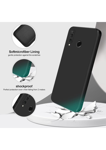 Huawei P30 Lite Için Ince Yumuşak Likit Silikon Tampon Telefon Kılıfı - Siyah (Yurt Dışından) fiyatları
