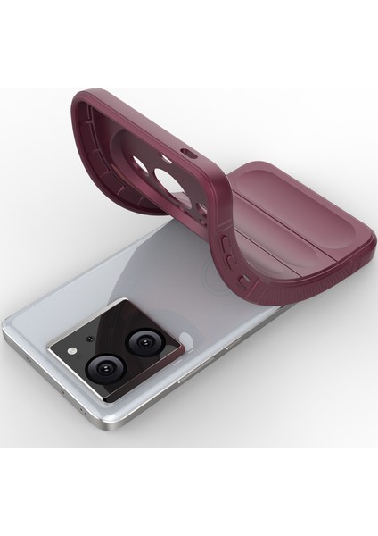 Xiaomi 13T / 13T Pro / Redmi K60 Ultra Için Yumuşak Tpu Kaymaz Telefon Kılıfı - Koyu Kırmızı (Yurt Dışından) fırsatları