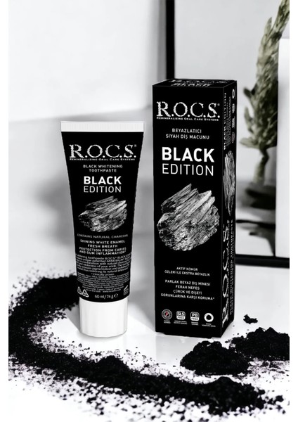 Black Edition Kömürle Diş Macunu