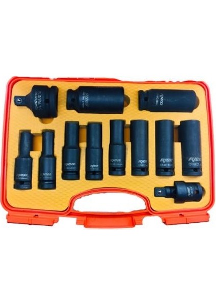022-RC2333 1/2” 12PC Havalı Derin Set