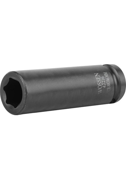 1/2 6köşe Uzun 22MM Siyah Lokma