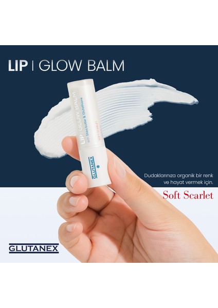 Lip Glow Balm Soft Scarlet