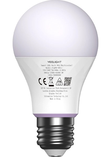 W4 Lite LED Akıllı Ampul E27 (Renkli)