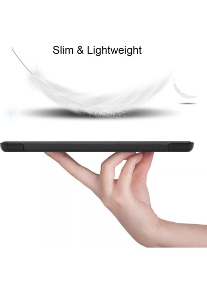 Samsung Galaxy Tab S7 Fe Yatay Standlı Güçlü Mıknatıslı Uyku Modlu Hardback Smart Kılıf SM-T730