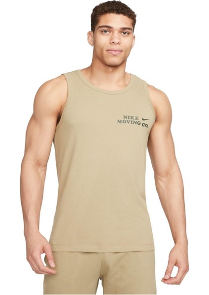 Dri Fit Moving Co Mens Tank Erkek Spor Atlet Haki