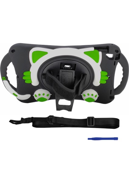 iPad 9.7 İnç Şık Renkli Taşınabilir Çocuk Askılı Kılıf