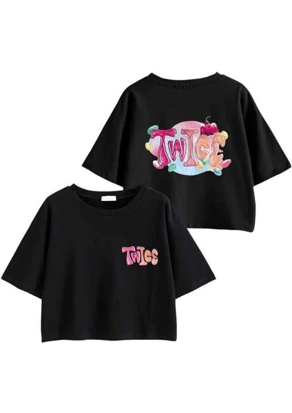 Twice Konser Crop Tshirt Beyaz - S fiyatları