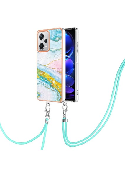 Xiaomi Redmi Için Not 12 Pro Artı 5g Mermer Crossbody Kordon Askısı (Yurt Dışından)