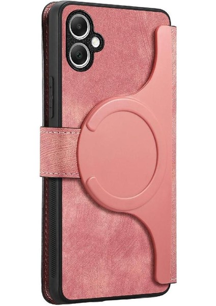 Samsung Galaxy A05 Için Flip Case Cüzdan Kart Standı Retro Mıknatıs Koruyucu (Yurt Dışından) modelleri
