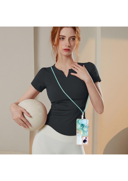 Xiaomi 13 Lite 5g Tampon Mermer Anti-Scratch Yumuşak Crossbody Kayış (Yurt Dışından)