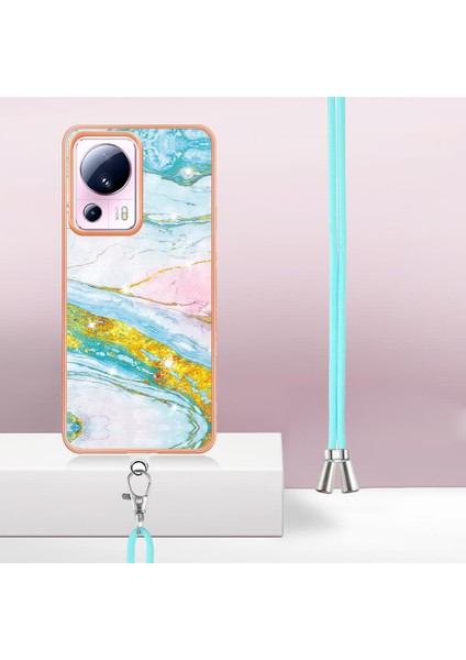 Xiaomi 13 Lite 5g Tampon Mermer Anti-Scratch Yumuşak Crossbody Kayış (Yurt Dışından)