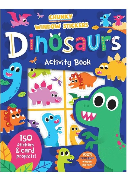 Chunky Window Stickers - Dinosaurs Activty Book - Alice Barker