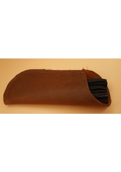 Crazy Hors Hakiki Deri El Emeği Özel Kalemleriniz Için Kalem Kutu 17,5 cm 7 cm (3-4 Kalem Için ) Nn5 fiyatları