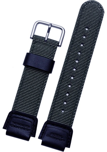 Casio Sgw 300 - Casio AE1000 Saat Uyumlu Siyah Renk Kumaş Tekstil Saat Kordonu Kayışı