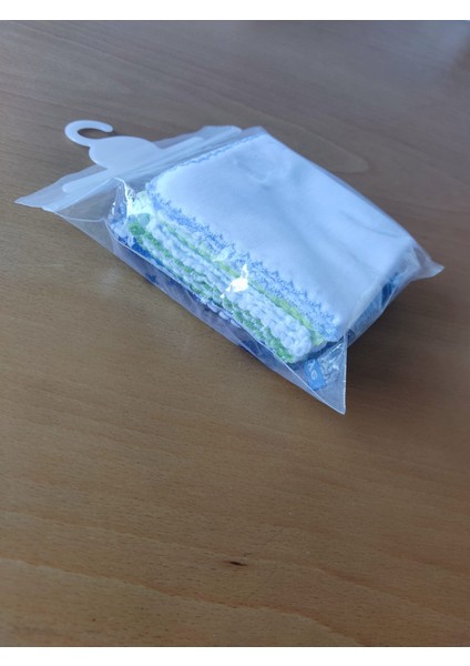 Ağız Mendili Erkek Bebek 10'lu Pamuklu Yumuşak Kumaş 20*20 cm