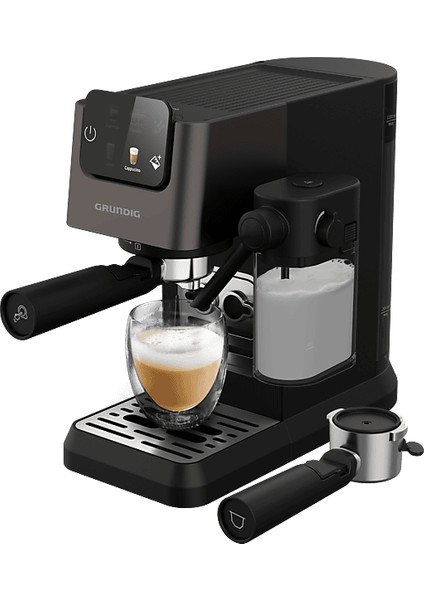 Grundıg Ksm 6430 DELISIA Coffee Yarı Otomatik Kapsüllü Süt Hazneli Espresso Makinesi