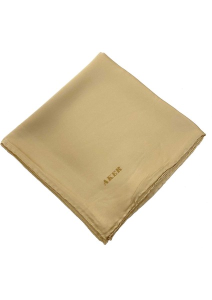 Düz İpek Eşarp Sura - Gold 332