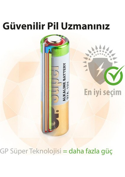 27A-C5 12V Alkalin 5li Kartela