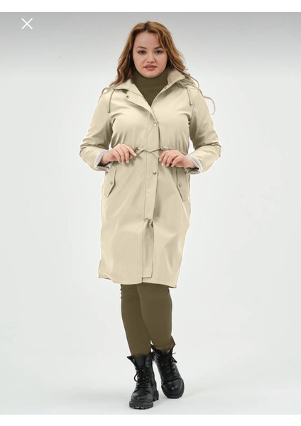 Berinay Büyük Beden Araboy Kadın Trençkot fiyatları