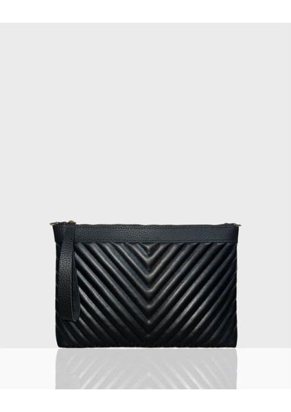 Nakışlı Suni Deri Portföy ve Omuz Çantası