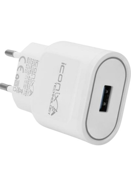 Ev Tipi 2.1A 2in1 Usb/lıghtıng Şarj Cihazı
