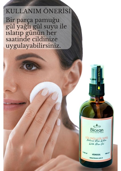 Gül Yağlı Gül Suyu 100 ml – %100 Doğal Isparta Gülü ile Cilt Bakımı