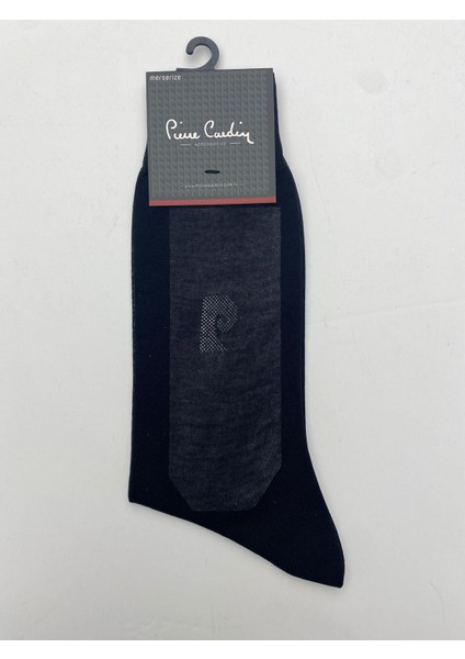 Pierre Cardin  Merserize 6'lı Erkek Uzun Soket Socks Çorap 191-PC Siyah