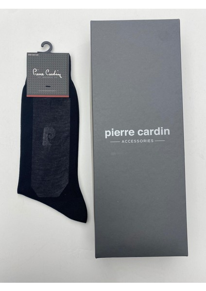 Pierre Cardin  Merserize 6'lı Erkek Uzun Soket Socks Çorap 191-PC Siyah