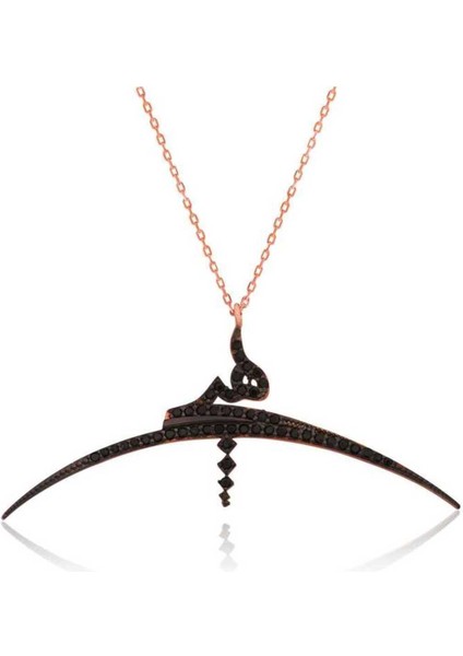 925 Ayar Gümüş Hiç Yazılı Kadın Kolye