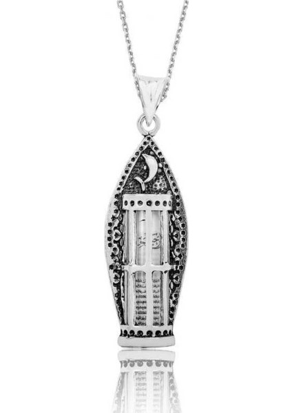 925 Ayar Gümüş Balık Cevşen Dualı Kolye