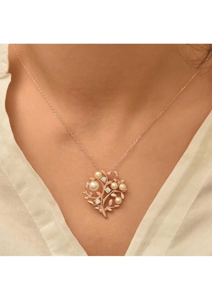 925 Ayar Gümüş Hayat Ağacı Kadın Kolye