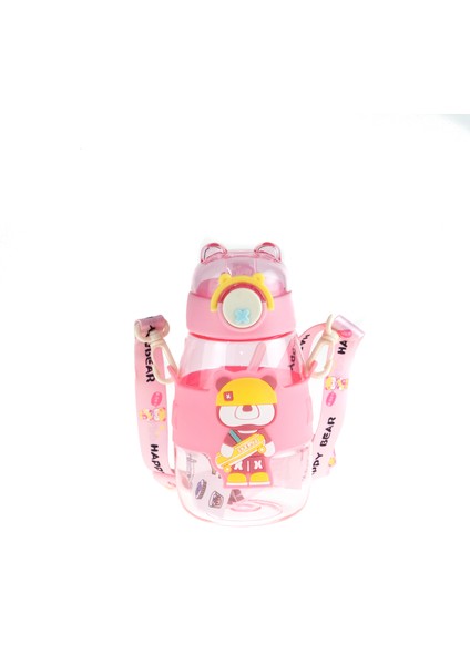 Matara Panda 600 ml Suluk Matara Pembe