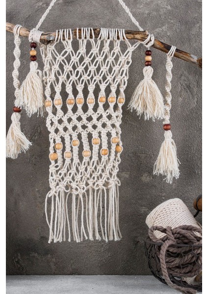 Premium 3 Büküm Burgulu Pamuk Makrome Ipi 3 mm 250 gr Somon fiyatları