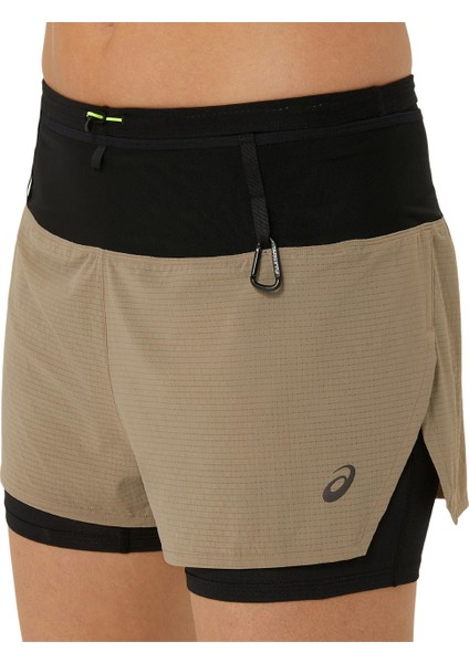 Fujitrail 2-N-1 Short Kadın Kahverengi Şort 2012C719-200