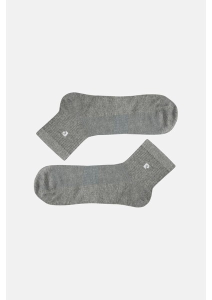 Pamuk 6'lı Erkek Kısa Soket Balıksırtlı Kemerli Tenis Çorabı 5013-PC Gri fırsatları