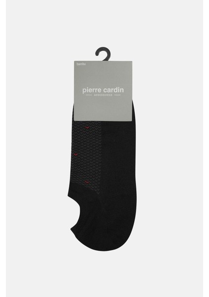 Bambu 6'lı Erkek Sneakers Kaymaz Çorap 3072-PC Siyah