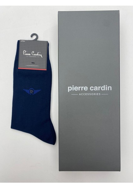 Pierre Cardin Pamuk 6'lı Erkek Uzun Soket Çorabı 352-PC Lacivert