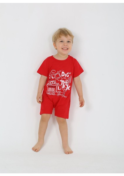 Kısa Tulum Erkek Bebek 6 Ay-3 Yaş