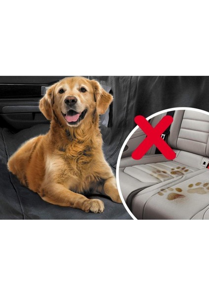Ankaflex Oto Köpek Koltuk Kılıfı Araba Koltuk Örtüsü Evcil Hayvan Su Kir Toz Koruyucu Koltuk Şiltesi