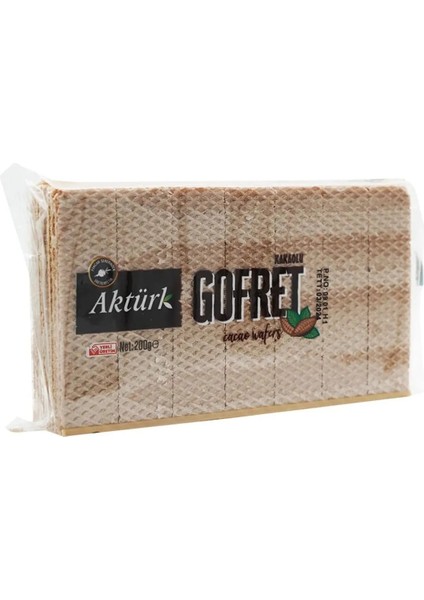 6 Adet 200 Gr'lık Kakaolu Gofret