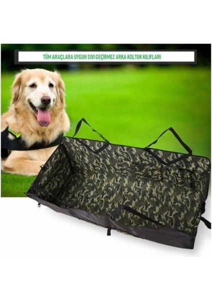 Ankaflex Araç Içi Arka Koltuk Köpek Örtüsü (Kamuflaj Desenli)